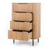 Anders Tallboy 4 drawers (Natural Oak)