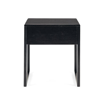 Avalon Black Oak Side Table (Black Oak Top)