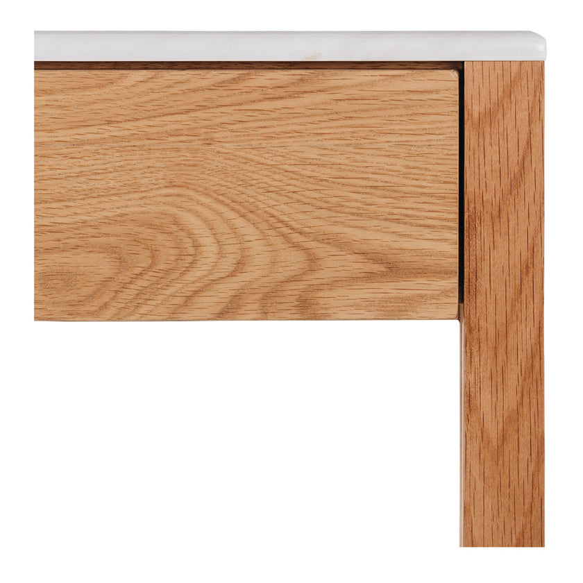 Avalon Natural Oak Desk (Marble Top)