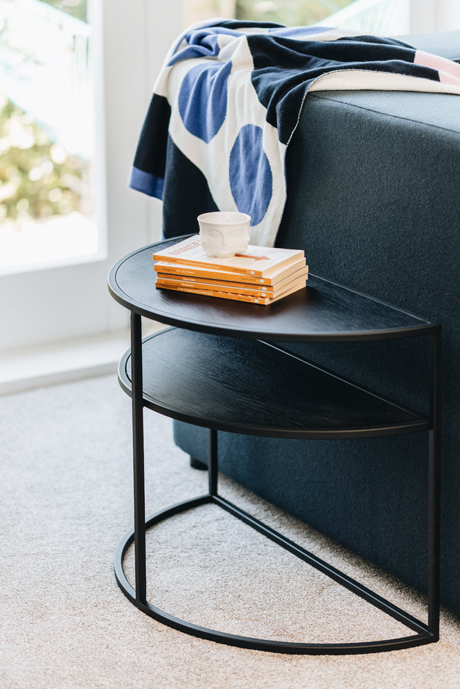 DECO End Table Black Oak