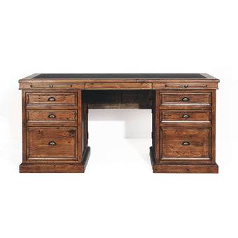 Irish Coast Office 6 Drawer Desk