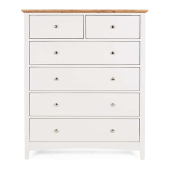 Jessica 6 Drw Chest OAK TOP