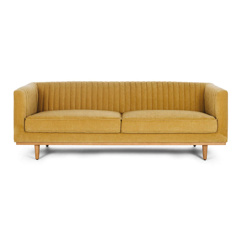 Madison 3 Seater Honey Gold