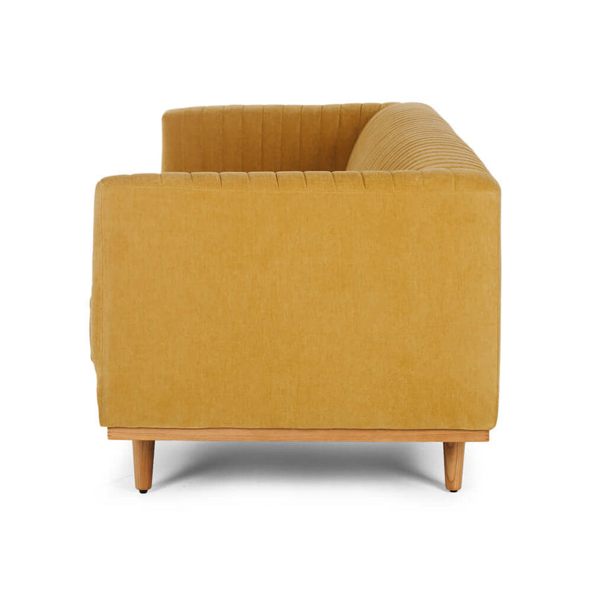Madison 3 Seater Honey Gold