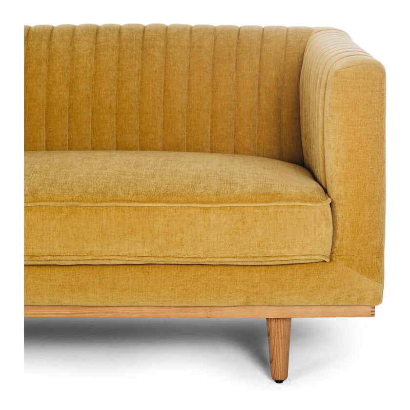 Madison 3 Seater Honey Gold