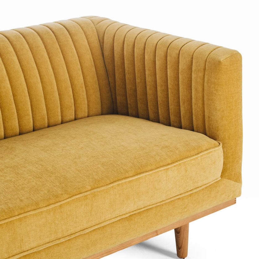 Madison 3 Seater Honey Gold