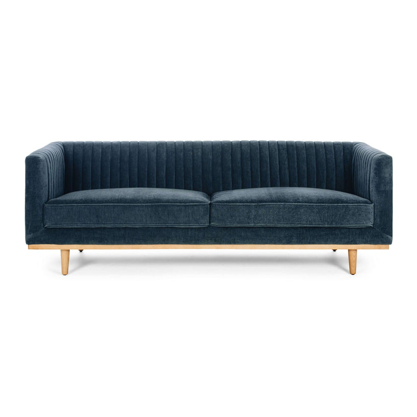 Madison 3 Seater Blue Strata