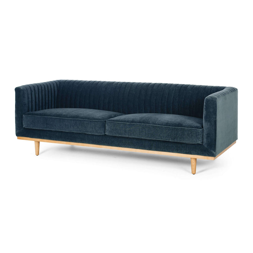 Madison 3 Seater Blue Strata