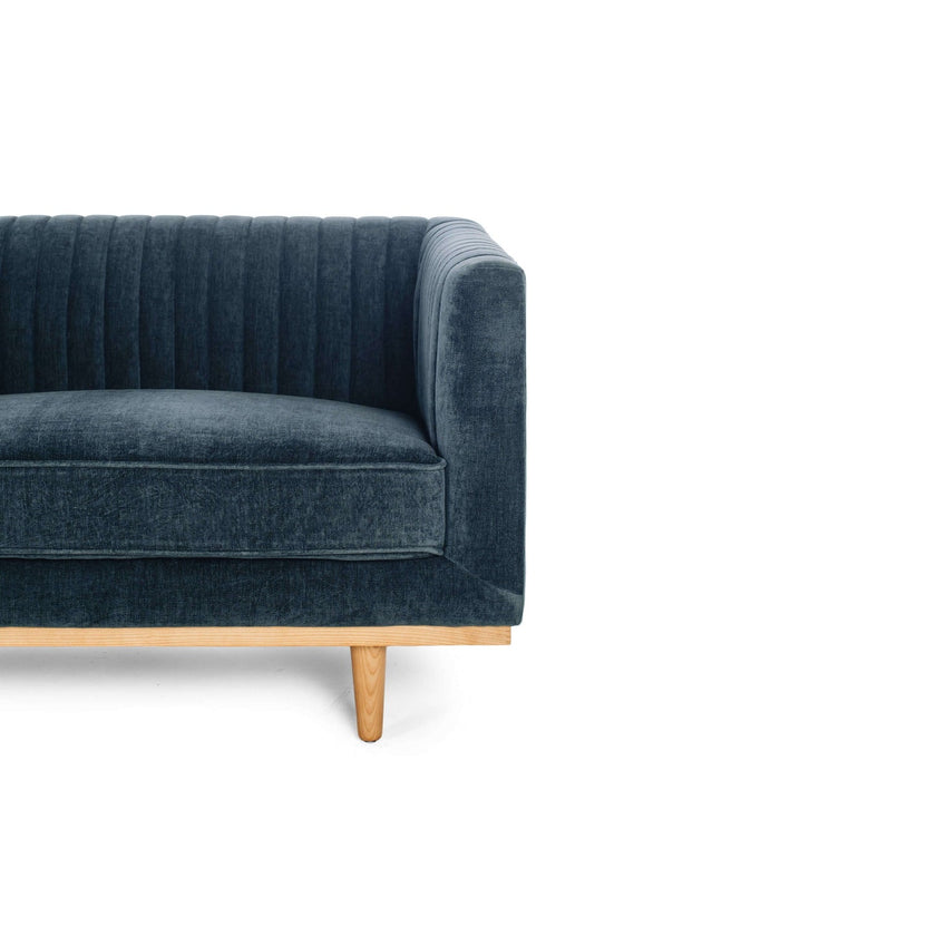 Madison 3 Seater Blue Strata