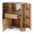 Akita Natural Oak Bar Cabinet (Oak Top)