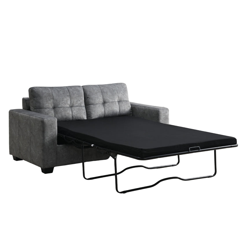 Vesto 2 Seater Sofa Bed-Grey
