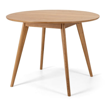 Radius Round 1000 Oak Top Dining Table *kit
