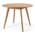 Radius Round 1000 Oak Top Dining Table *kit
