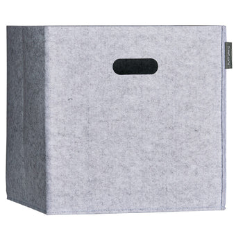 FERN Felt Storage Bin / Grey