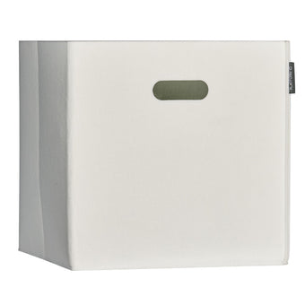 FERN Felt Storage Bin / White