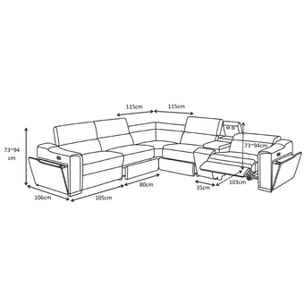 Lima Corner Lounge Suite