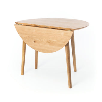 Nordik Dropleaf Table 100 Round