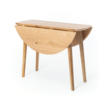 Nordik Dropleaf Table 100 Round