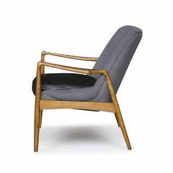 Steiner Armchair Canvas Charcoal