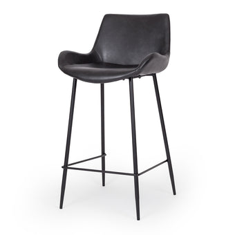 Vintage-Barstool-Black-pu