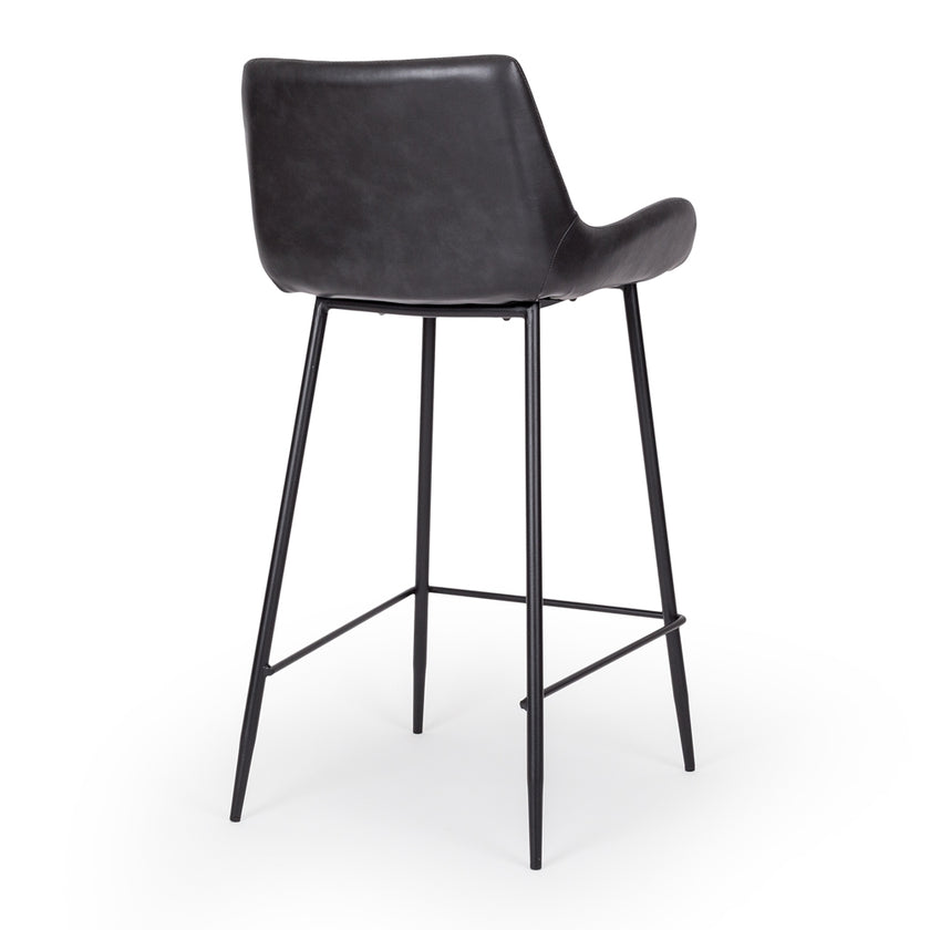 Vintage-Barstool-Black-pu