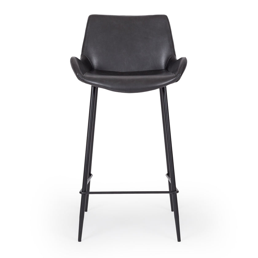 Vintage-Barstool-Black-pu