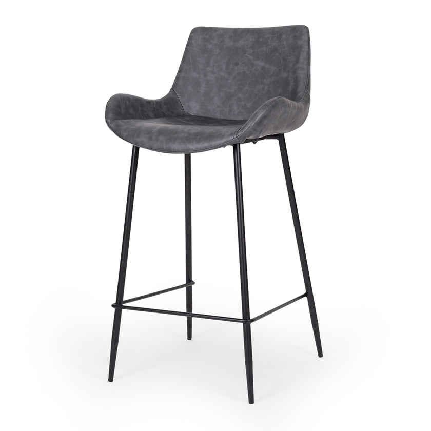 Vintage-Barstool-Grey-pu