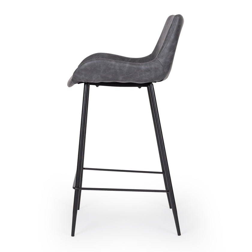 Vintage-Barstool-Grey-pu