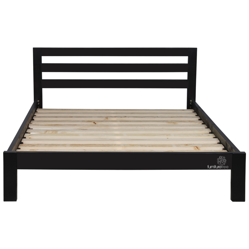 Black Alice Queen Bed Frame