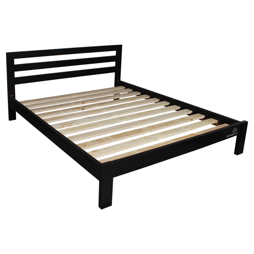 Black Alice Queen Bed Frame