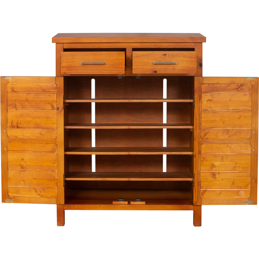 Alice shoe Cabinet Stained