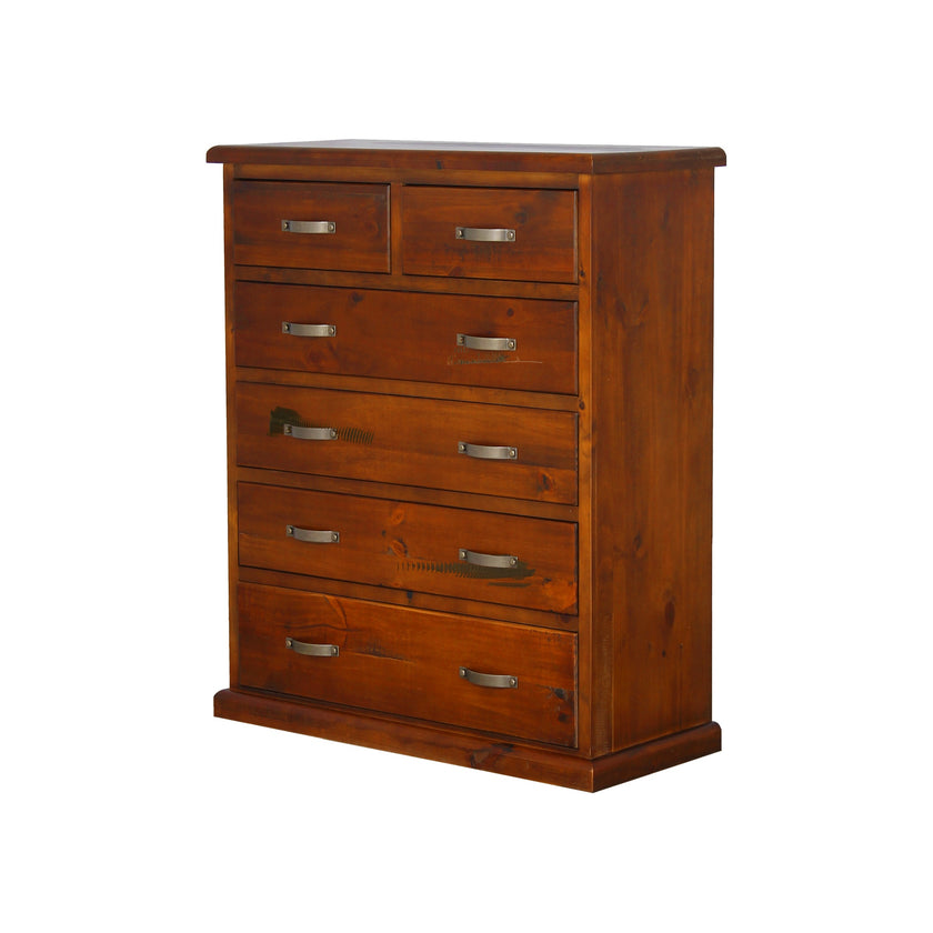 Settler 6 Drawer Tallboy