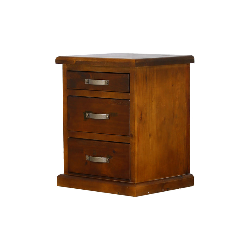 Settler 3 Drawer Bedside Cabinet
