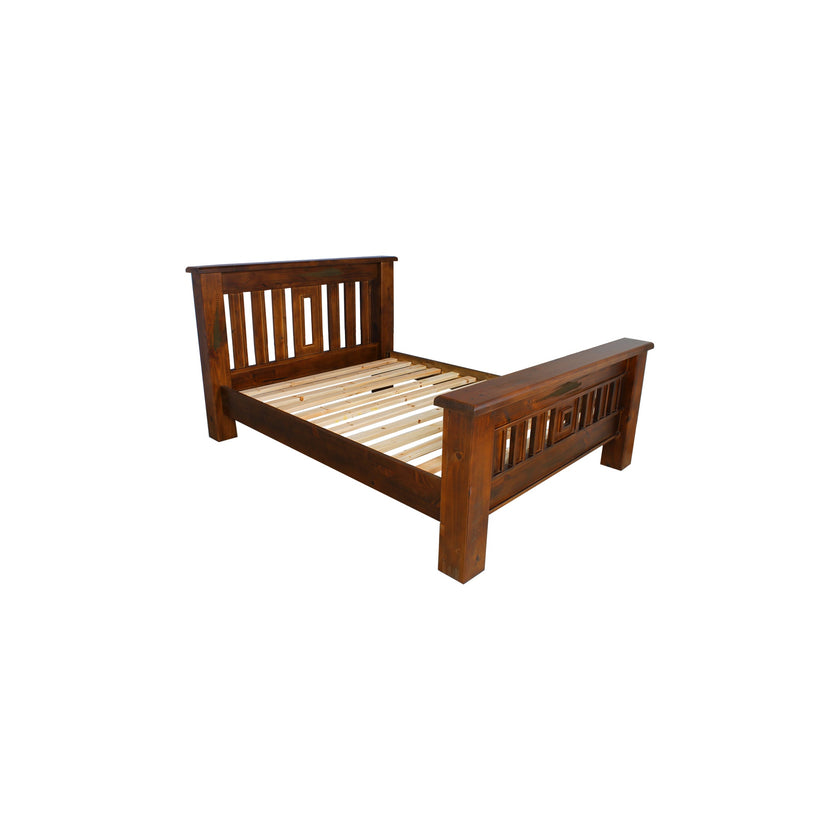 Settler Queen Bed Frame - Slat ends