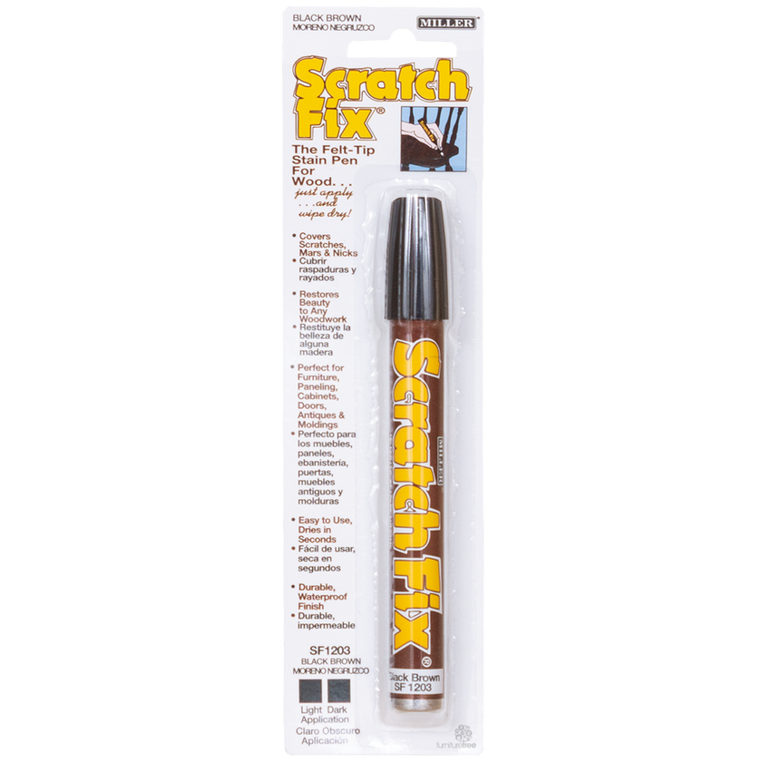 Scratch Fix Pen - Black Brown