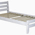 Sammie Single White Slat Bed