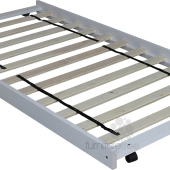 Sammie White Pull Out Trundle Bed *Kit