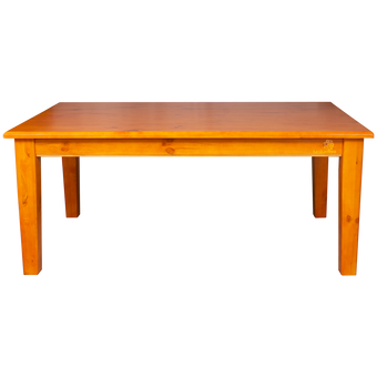 Spring 1.8m Stained Pine Dining Table
