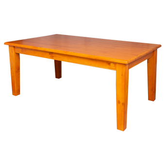 Spring 1.8m Stained Pine Dining Table