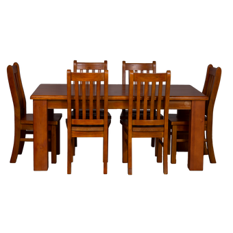 Elmont 1.8 Dining Suite with 6 Chairs *Kd