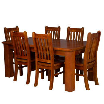 Elmont 1.8 Dining Suite with 6 Chairs *Kd