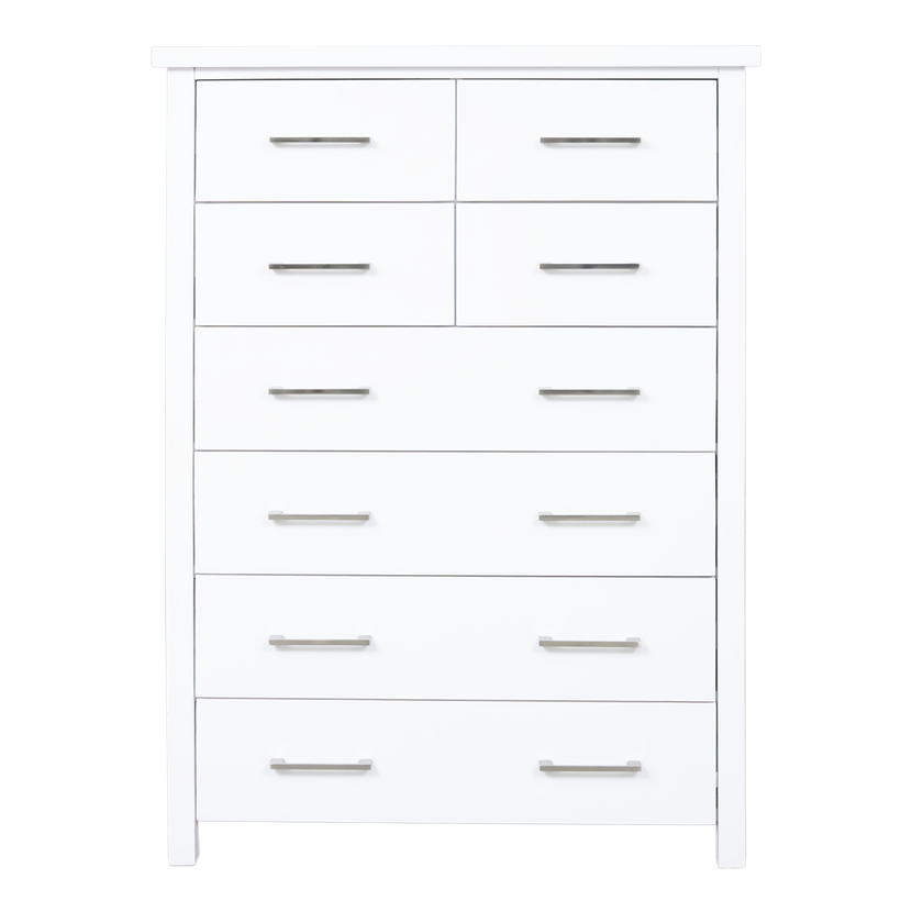 Maestro 8 Drawer Tallboy White
