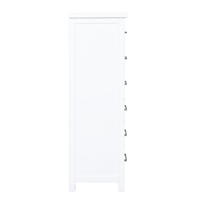 Maestro 8 Drawer Tallboy White