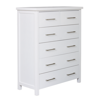 Master-5-Drawer-Tallboy-White