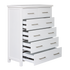 Master-5-Drawer-Tallboy-White