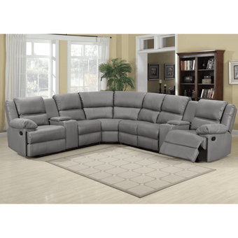 Dublin Corner Manual Recliner- Grey