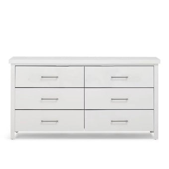 New Maestro 6 Drawer Dresser White