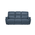 York Electric Leather Recliner 3+1+1 - Navy