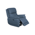 York Electric Leather Recliner 3+1+1 - Navy