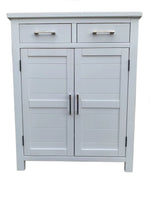 White Alice Shoe Cabinet (W800 D400 H1000mm)